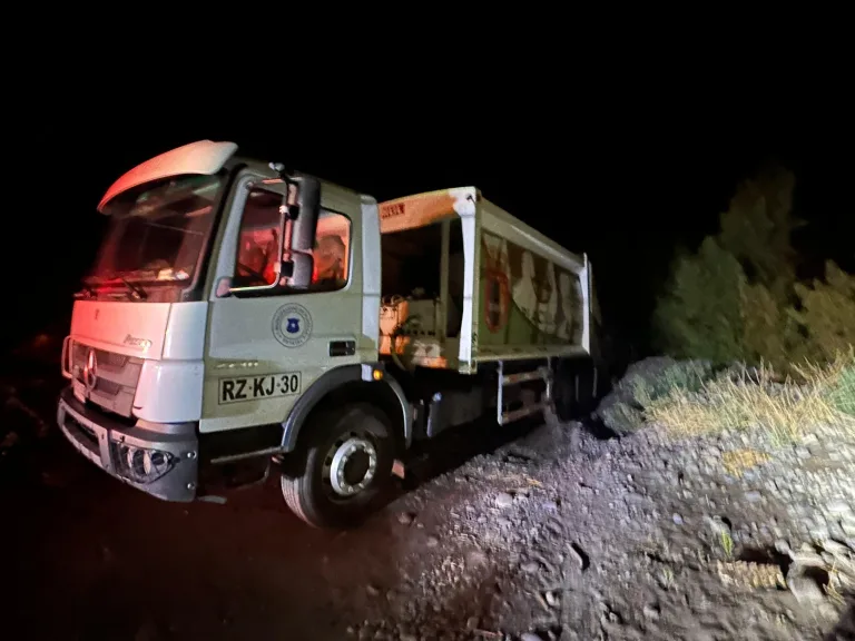 Roban camión recolector desde dependencias de la Municipalidad de Placilla