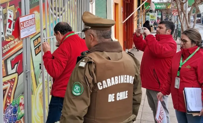 Clausuran local clandestino de juegos de azar en Chimbarongo