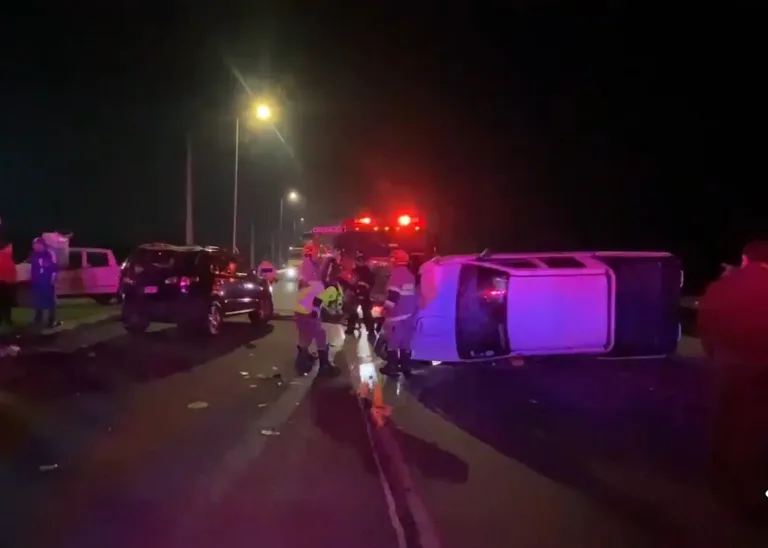 Accidente de alta energía en Ruta 5 Sur deja cuatro lesionados, entre ellos dos menores