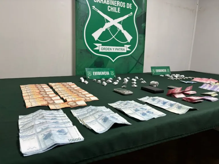 Carabineros detiene a tres personas e incauta más de 3 kilos de marihuana en operativos antidrogas en la Región de O’Higgins