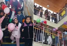Con emotiva ceremonia, comunidad escolar de Curicó recibe a estudiante que venció el cáncer IMG_6504