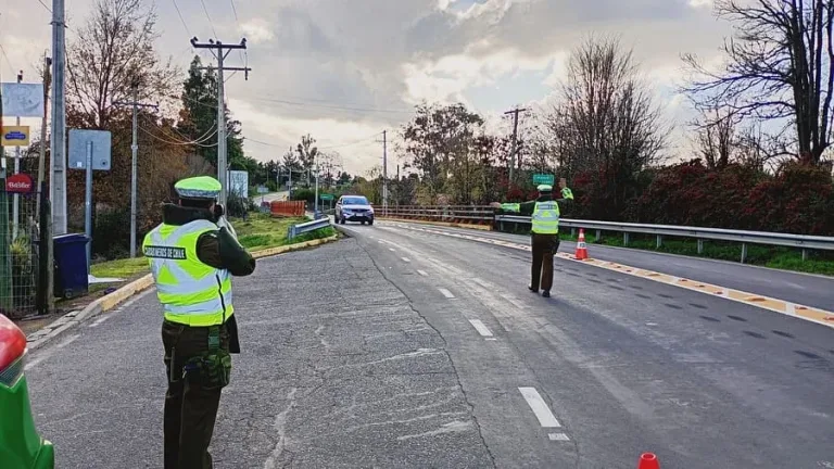Realizan operativo de fiscalización vehicular en sector Cruce Las Damas de La Estrella
