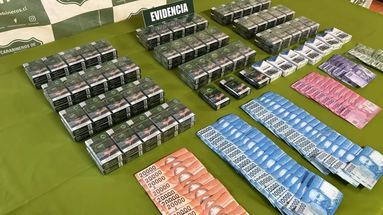 Carabineros detiene a hombre por contrabando de cigarrillos en el centro de Rancagua