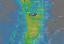 Pronostican tren de sistemas frontales con intensas lluvias para la próxima semana en zona centro sur de Chile pronsotico-14-06-2025-windy