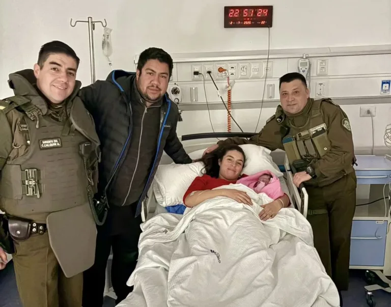 Carabineros asiste parto de emergencia en sector Sarmiento de Curicó