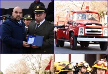 Desfile Provincial de Bomberos en Molina 2025