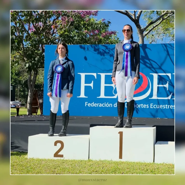 Alumnas del Colegio María Auxiliadora de Santa Cruz brillan en competencia internacional de equitación en Paraguay