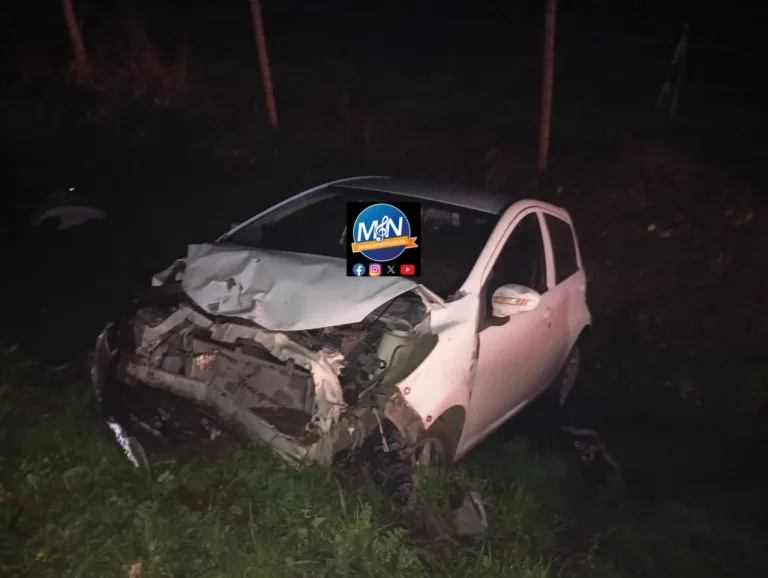 Dos personas resultan lesionadas tras volcamiento en la ruta J-40 en Teno