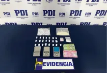 A disposición de la justicia quedó trío detenido por tráfico de drogas en Molina IMG_2543
