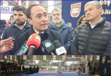Ministro del Deporte destaca avances en infraestructura regional durante visita a la provincia de Curicó Ministro-inuguracion