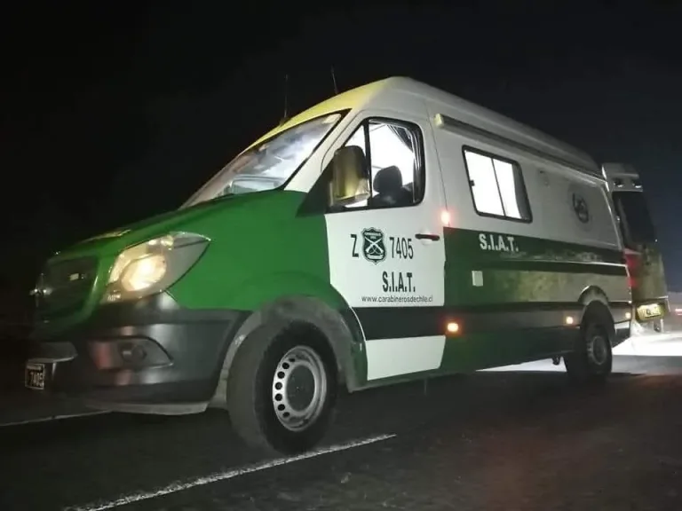 Nuevo accidente con resultado fatal se registró en la Ruta 5 Sur, a la altura de Rengo