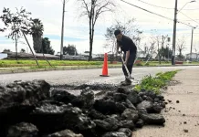 vecinos de La Marsellesa valoran reparación de calle Cerrillano en Molina