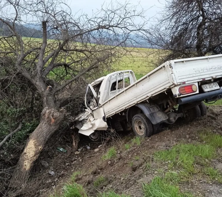 Conductor muere en accidente de tránsito en la Ruta L-30-M, camino a Constitución