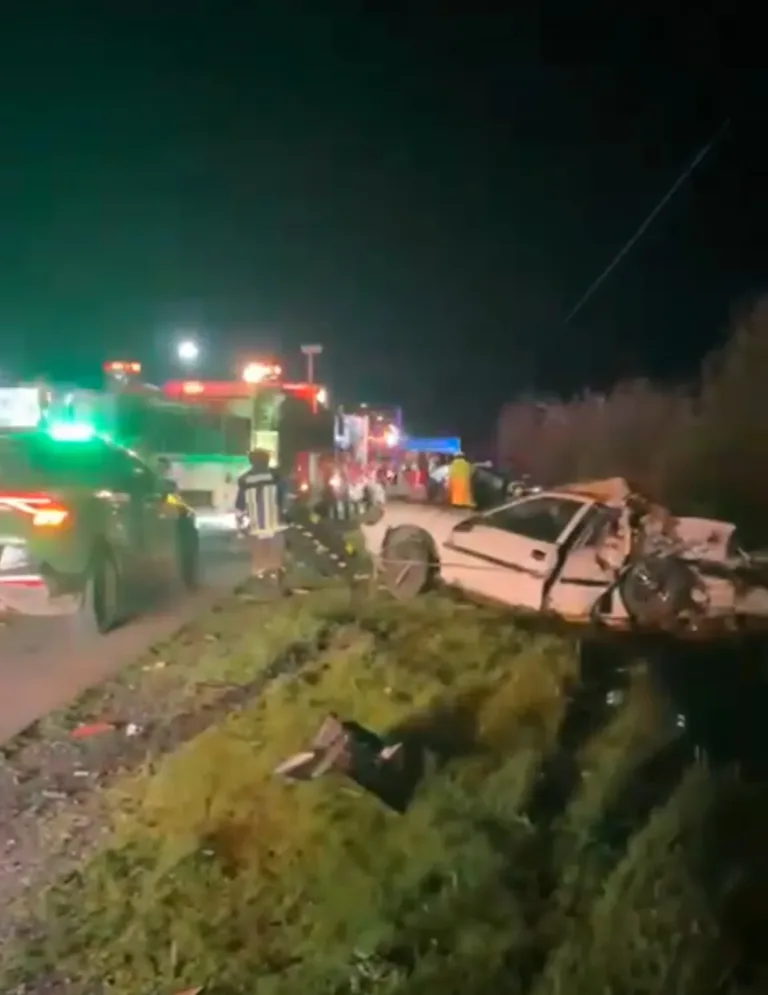 Grave colisión múltiple en la Ruta 5 Sur deja tres lesionados en el sector de Retiro