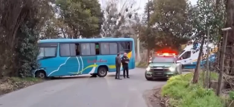 Conductora de microbús fallece en accidente de tránsito en la comuna de Maule