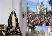 Miles de peregrinos llegan a la Fiesta de Santa Rosa de Pelequén 2025