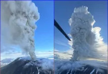 Volcán Krasheninnikov entra en erupción en Rusia tras más de 400 años de inactividad