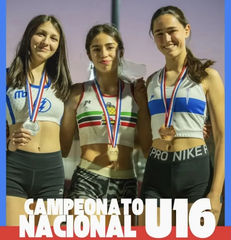 Florencia Rojas, atleta curicana, logra medalla de plata en el Nacional U16 de Atletismo