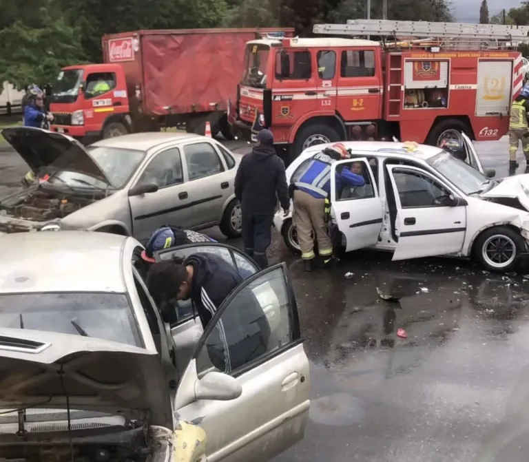 Accidente en Nancagua deja nueve personas lesionadas
