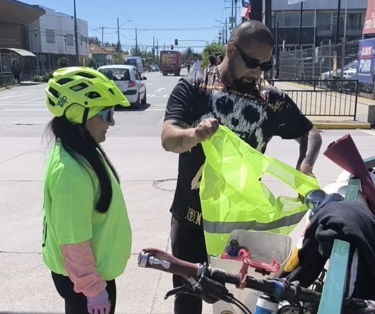 Ciclistas Urbanos de Molina promueven seguridad en el Día Nacional Sin Auto