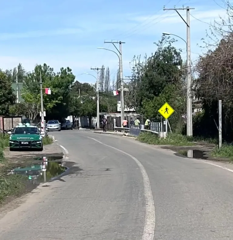 Encuentran persona fallecida en canal de regadío de Rinconada de Doñihue