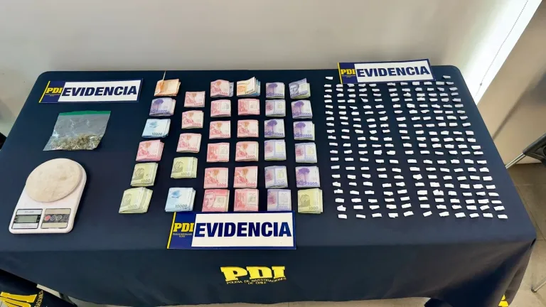 PDI detuvo a dos personas por microtráfico barrial en Linares