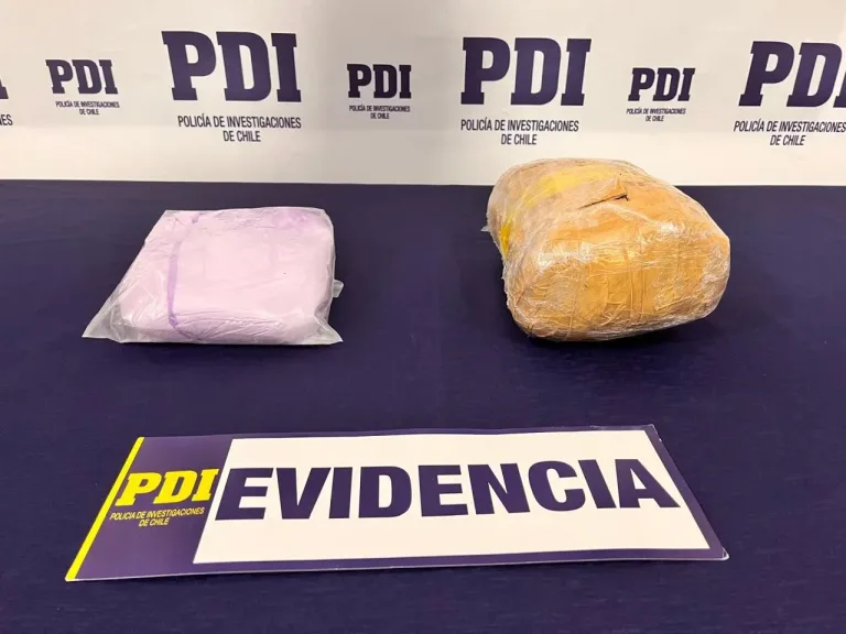 Detienen  en flagrancia a imputado con cerca de dos kilos de drogas en bus rumbo a Santiago
