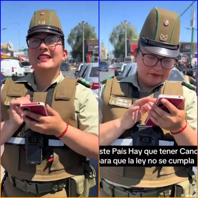 “Hay criterio, caballero”: carabinera recibe apoyo tras video difundido por conductor venezolano
