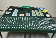 Detienen a dos sujetos por tráfico de drogas y porte ilegal de armas en Molina