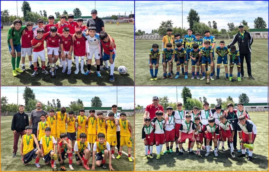 Escuela España se corona campeona del Torneo Comunal de Fútbol Sub-12 en Curicó