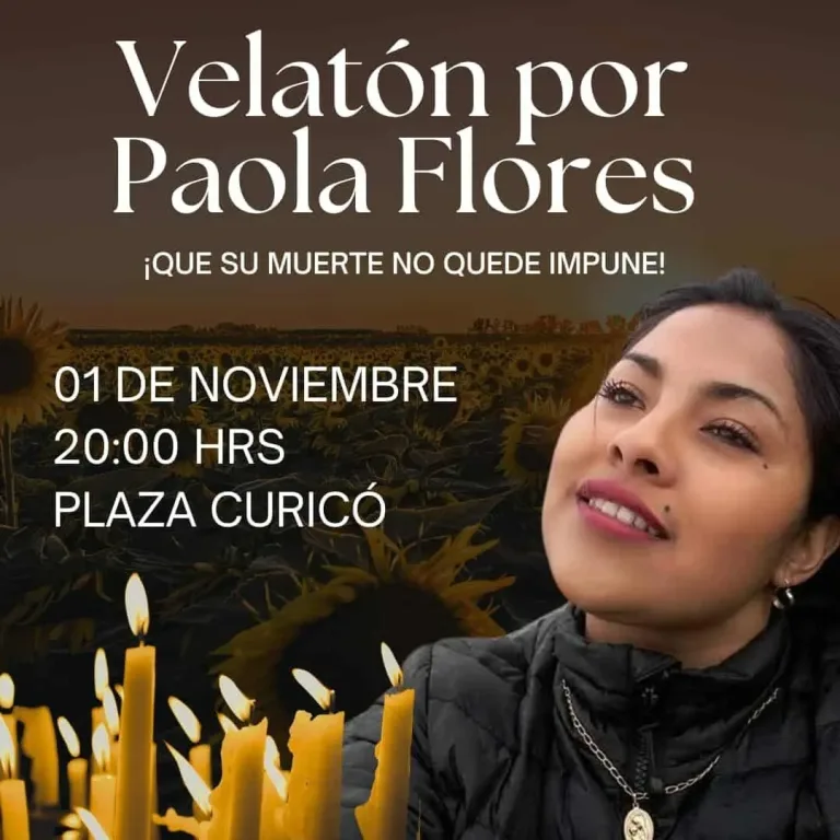 Convocan a velatón en memoria de Paola Flores en Curicó