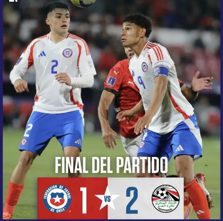 Egipto dio vuelta el partido y venció a Chile en el Mundial Sub 20
