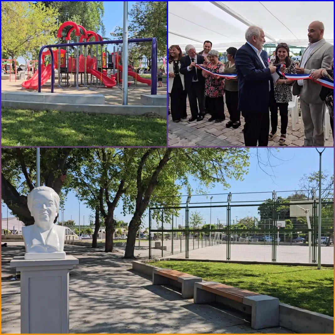 Inauguran la renovada Plaza Gabriela Mistral en la comuna de Molina-1