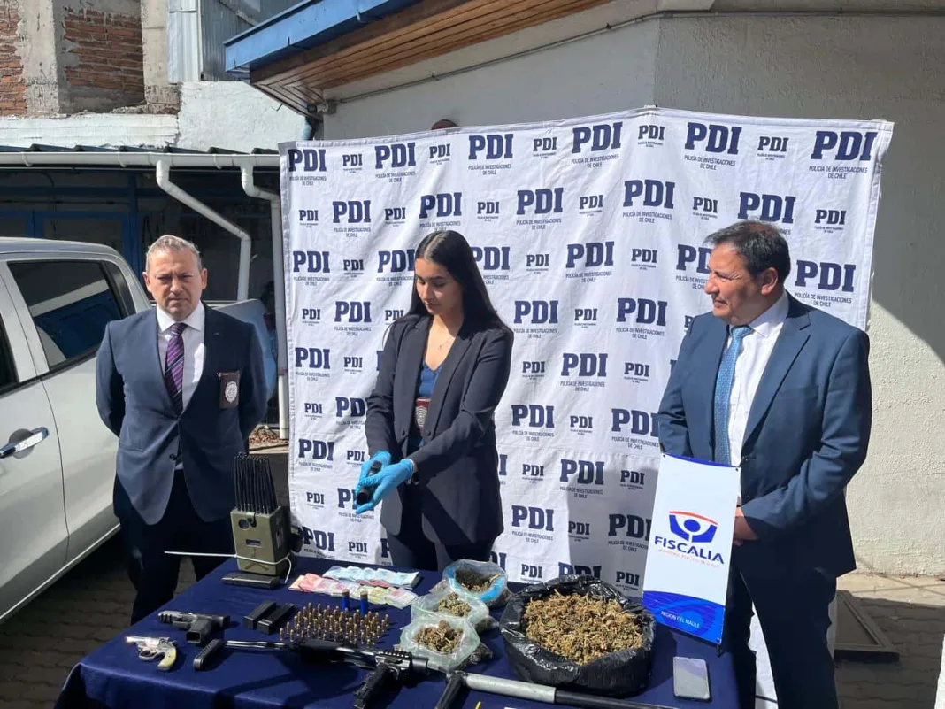 Nueve imputados quedan en prisión preventiva por delitos de tráfico de drogas, asociación criminal y robos con violencia en el Maule