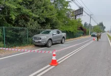 Fallece hombre argentino encontrado con herida de bala en camioneta en la Ruta 5 Sur, frente a la comuna de Teno Fallece hombre argentino encontrado con herida de bala en camioneta en la Ruta 5 Sur, frente a la comuna de Teno