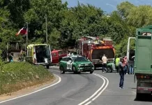 Dos ciudadanos argentinos fallecen en colisión frontal en la Ruta CH-115, en San Clemente IMG_3958