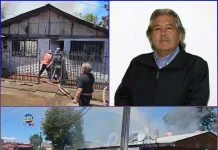 Incendio destruye dos viviendas en Curicó: una de ellas perteneciente al comunicador Osvaldo “Churro” Rojas Incendio destruye dos viviendas en Curicó