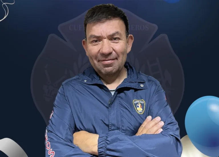 Fallece comandante de Bomberos de Litueche tras sufrir emergencia médica en combate de incendio forestal