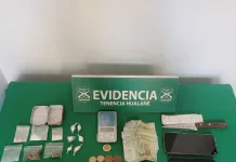 Carabineros detiene a dos hermanos por porte de droga y artículos asociados al microtráfico en pleno centro de Licantén