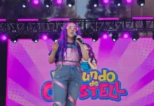 Christell cautivó a los más pequeños en la última jornada del Festival de la Guinda Romeral 2025 cristell