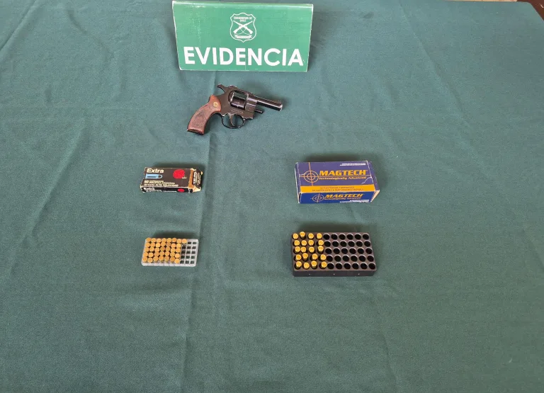 Carabineros detuvo a un sujeto por receptación de especies y tenencia ilegal de arma de fuego en San Javier