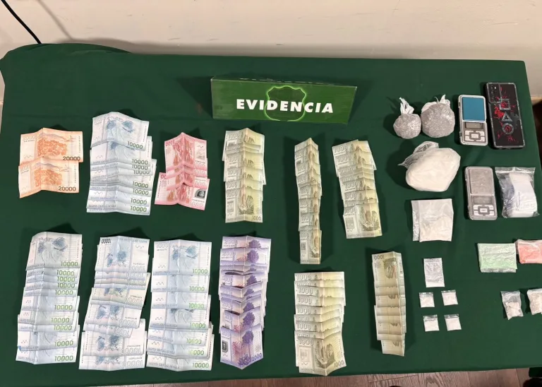 Carabineros detuvo a tres personas por infracción a la Ley de Drogas en Constitución