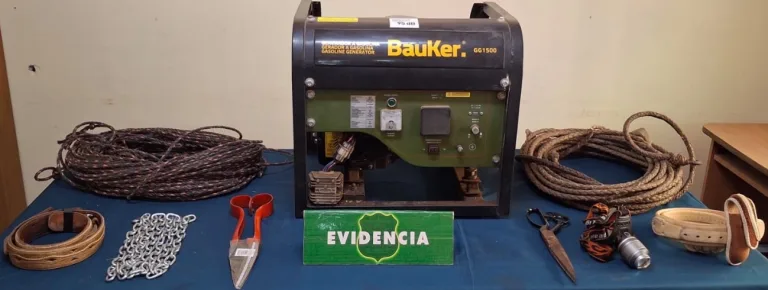 Tres detenidos por receptación tras diligencias policiales en la Ruta J-60