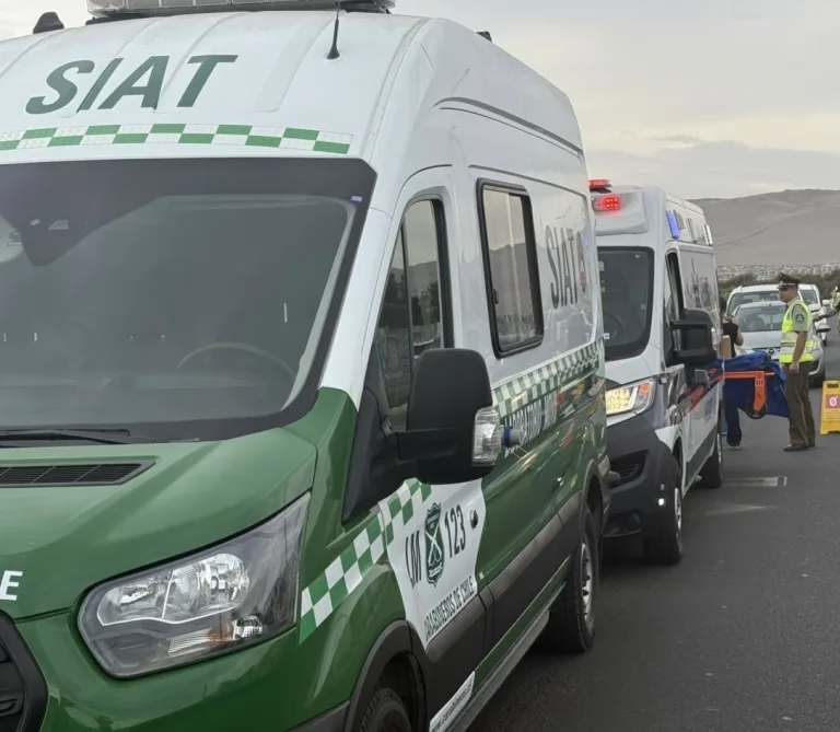 Fatal accidente de tránsito en Ruta 5 Sur deja un motociclista fallecido en San Fernando