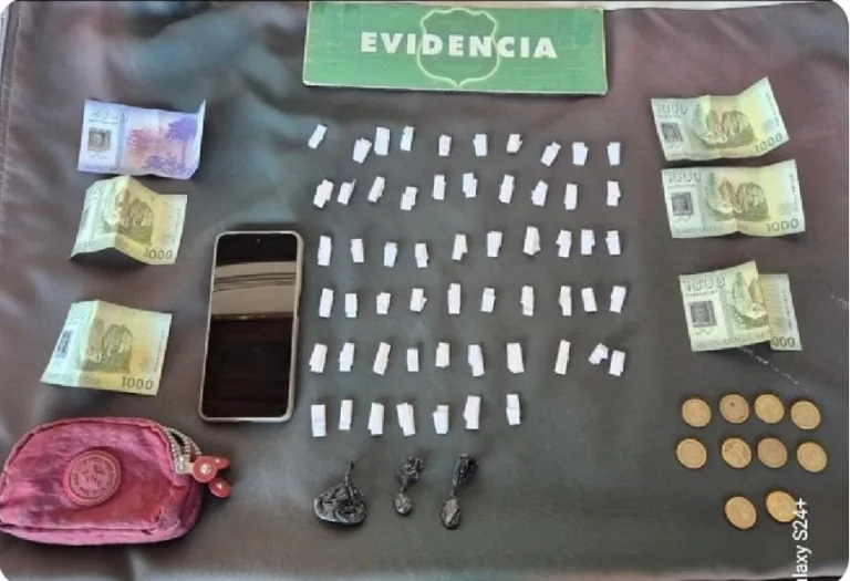 Carabineros detuvo a persona adulta por amenazas de muerte y porte de sustancias en Santa Cruz