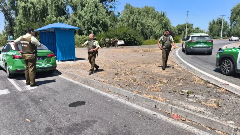 En Peor es Nada detienen a sujeto por robo con intimidación de vehículo en la Ruta 5 Sur