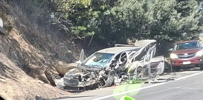 Un herido grave deja accidente de tránsito de alta energía en ruta que une San Javier con Constitución