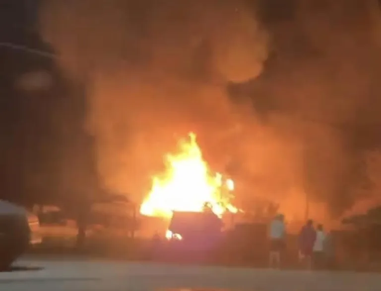 Incendio en Tunca El Cristo destruyó por completo una vivienda en San Vicente de Tagua Tagua