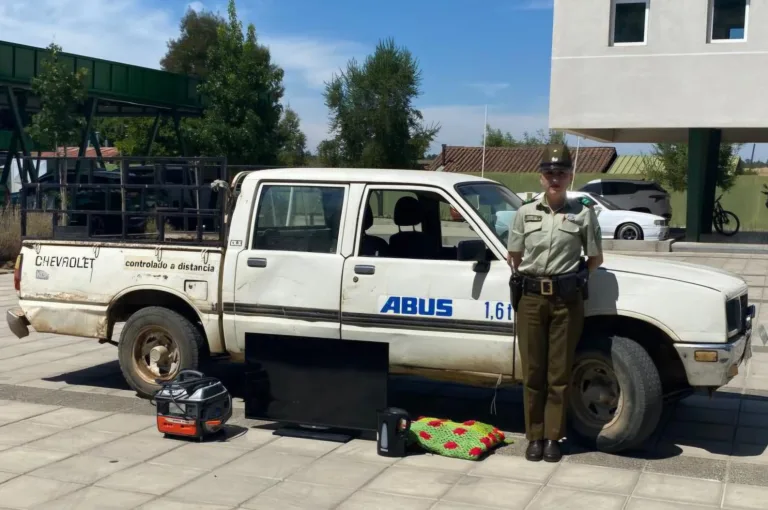 Carabineros detuvo en Cauquenes a un sujeto por receptación de vehículo y estafas reiteradas