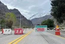 Cierran preventivamente el Paso Internacional Vergara por condiciones meteorológicas en la cordillera de Curicó IMG_5007